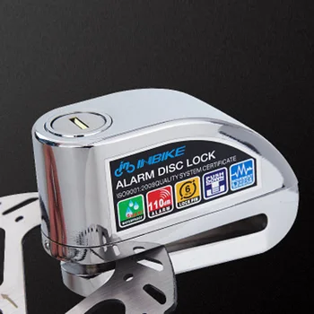

INBIKE Bike Bicycle Disc Brake Lock Security Anti-theft Motorcycle Alarm Lock U Shape Lock Portable Designed