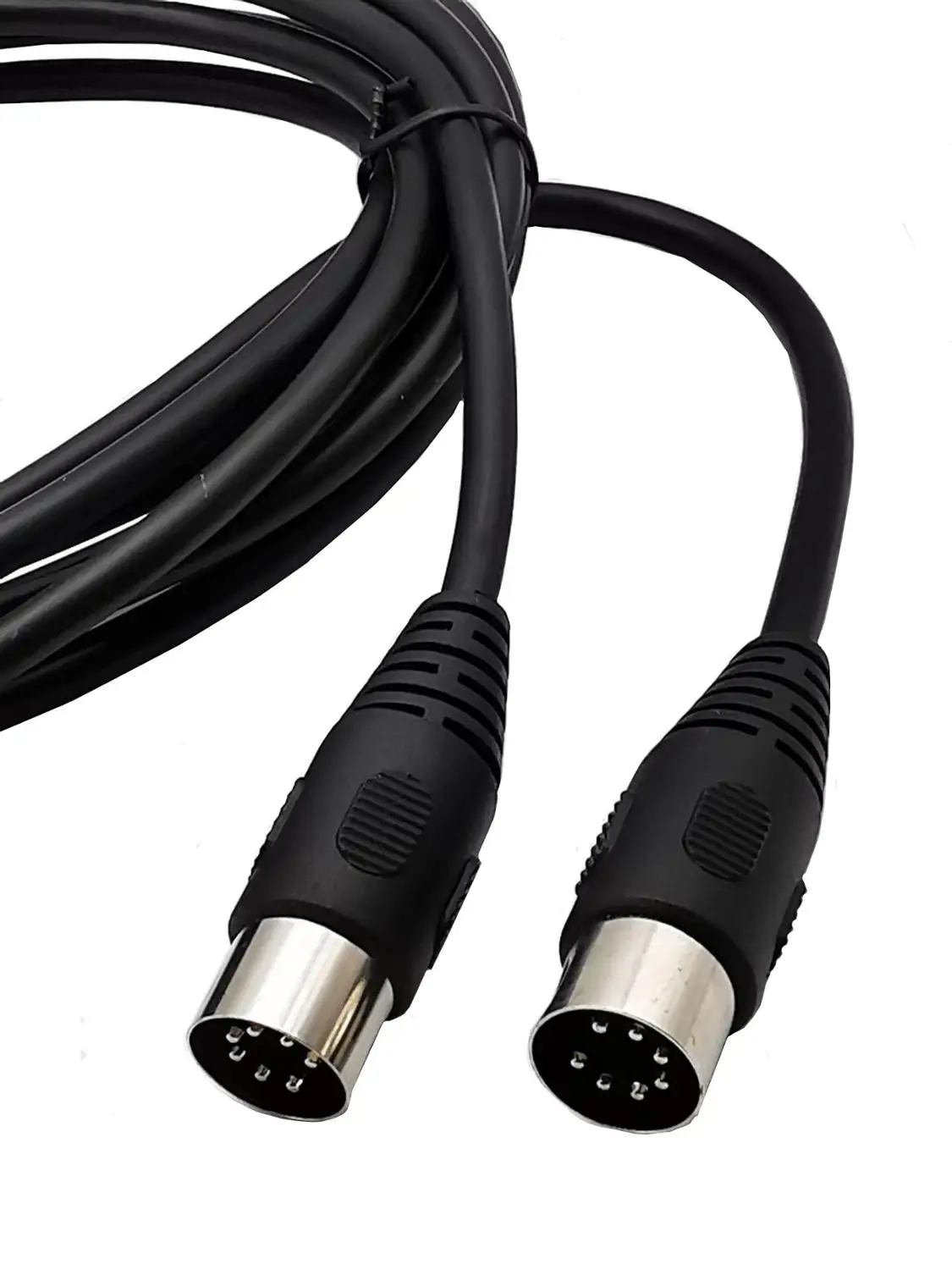 Macho para Macho Cabo Din Midi Pinos Din 1m 1.5m 3m Cabo de Interface do Controlador - Imagem 4
