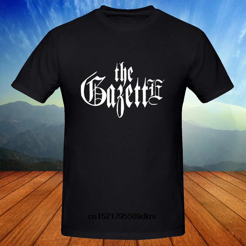 Мужская футболка с логотипом The Gazette летние модные футболки круглым вырезом