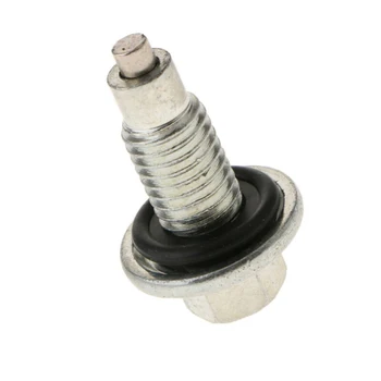 

Car Oil Pan Drain Plug Metal Magnetic M12x1.75 Washer For Chevy Ford 350 454