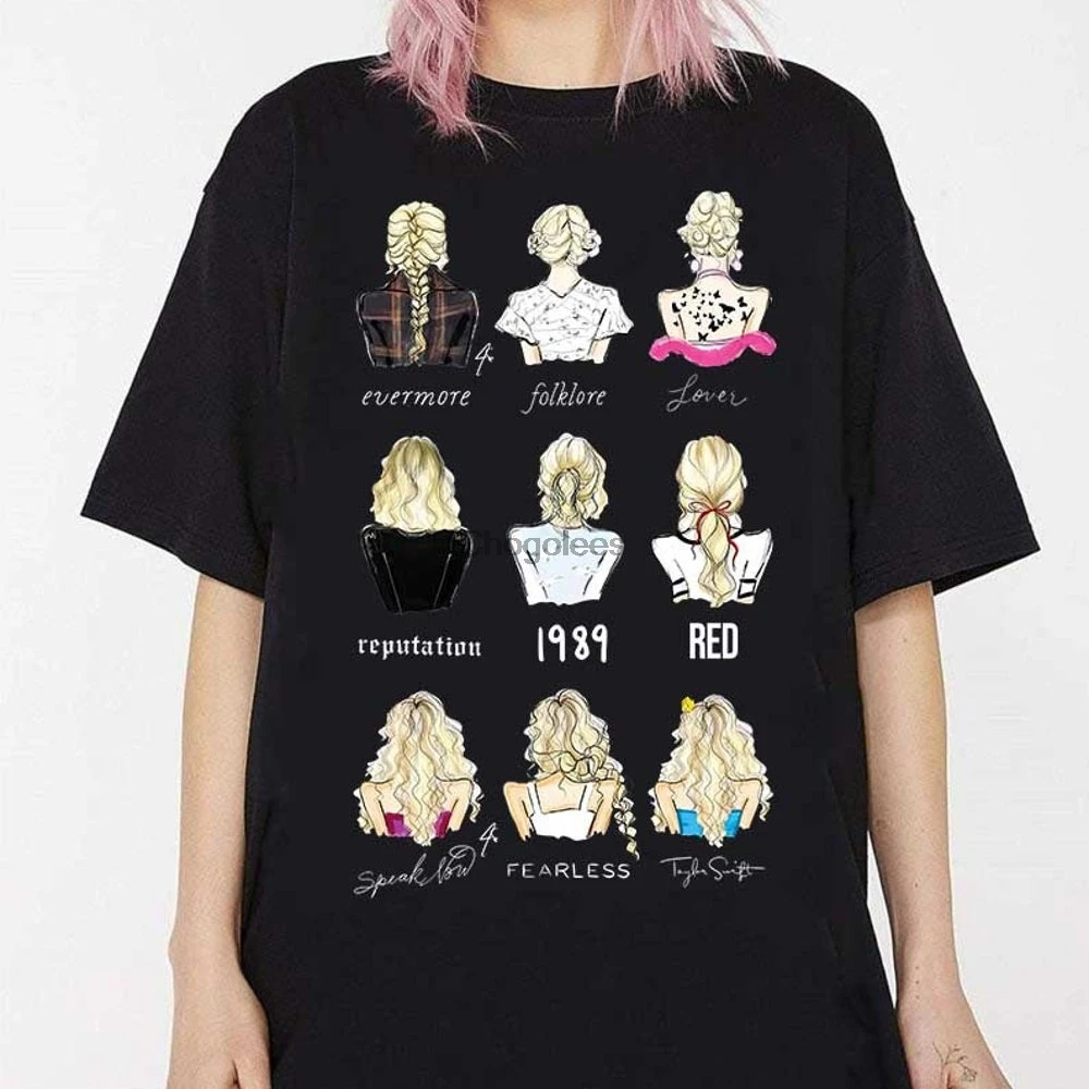 Рубашка Evolution ofShirt Taylor фольклорная рубашка Evermore Merch Swift Fashion S |
