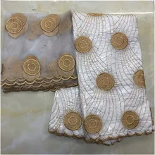 Новое поступление камнями в африканском стиле getzner ткань с вышивкой кружевной ткани Базен платье Базен Риш материал парча в Гвинейском стиле