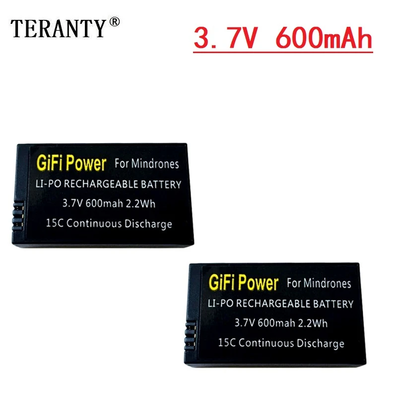 3 7 V 600mah запасная Lipo батарея большой емкости дроны для попугая миньдронов Mambo