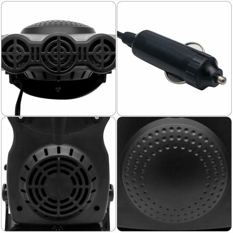 2 In 1 12V Car hearter Portable Car Interior Electric Heater Fan Defroster Vehicle Demister 150W