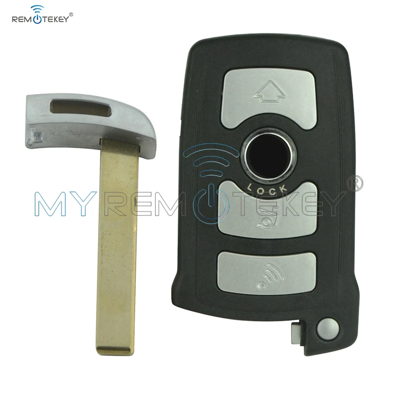 Умный ключ Remtekey 4 кнопки для BMW key 7 серии LX 8766 S 868 МГц
