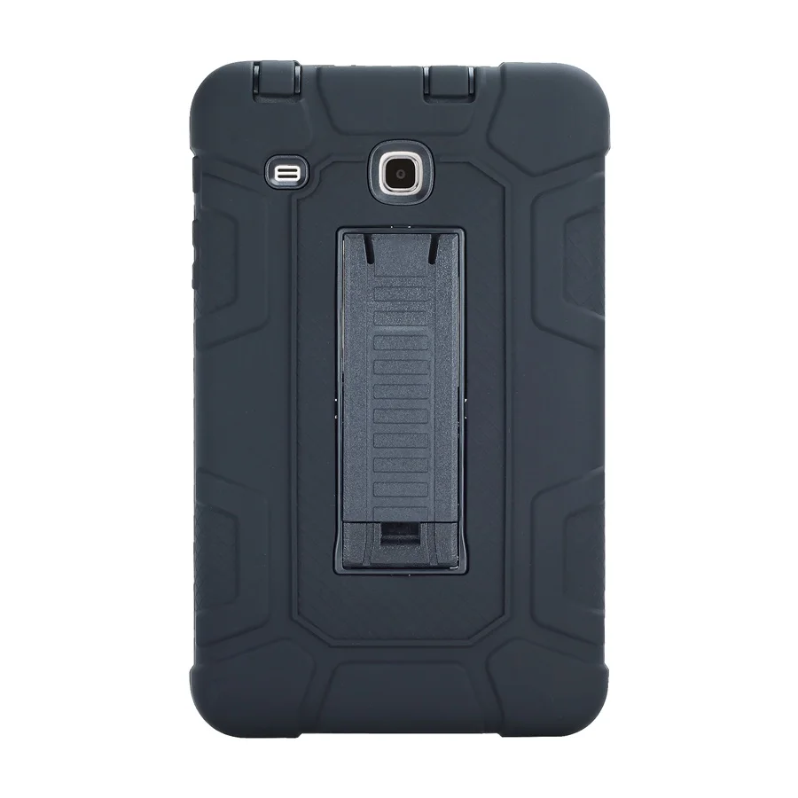Прочный защитный чехол для планшета для Samsung Galaxy Tab E 8,0 SM-T377 T377V T375 T375V 8 дюймов противоударный силиконовый+ поликарбонатный чехол+ ручка+ Защитная пленка на экран