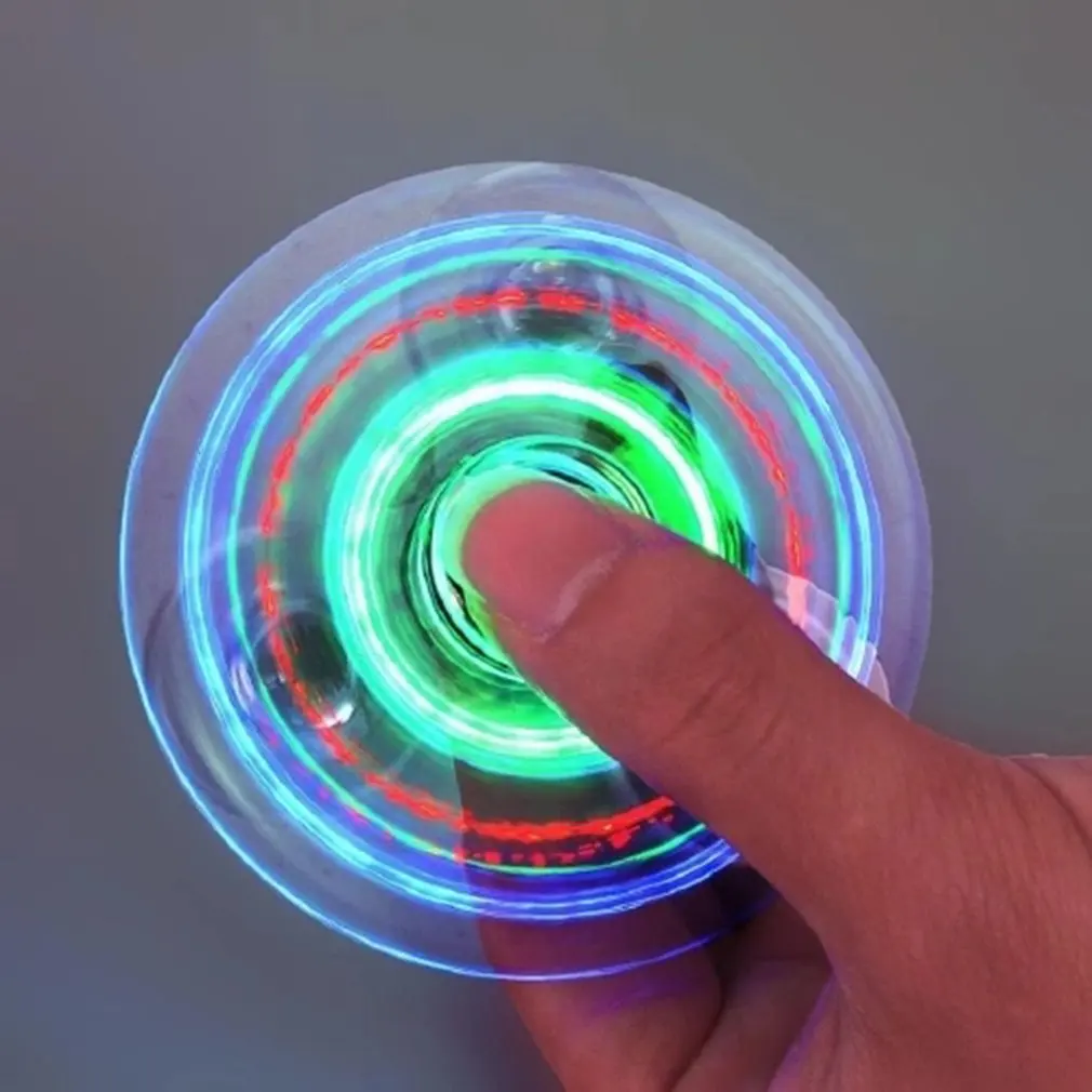 LED Light Spinner Toy Relief Anxiety Stress Toys