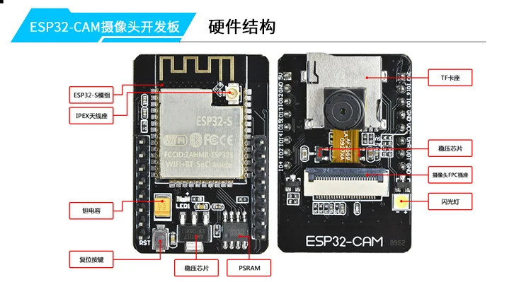 Esp32 Cam плата для разработок тестовая пластина Wifi + Bluetooth модульная Esp32 последовательный порт изменения Wifi приносить камеру