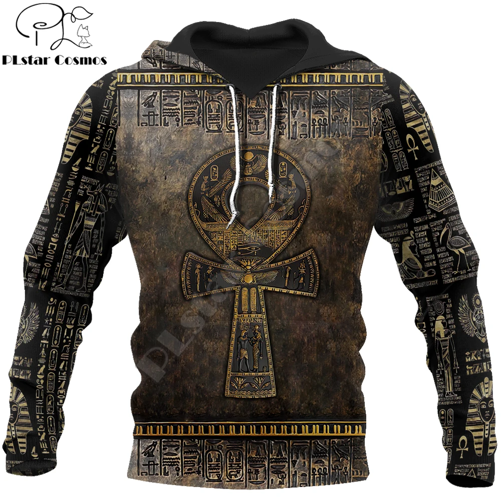 

Ancient Egypt Ankh 3D All Over Printed Mens autumn Hoodie Harajuku Unisex Casual Pullover Streetwear Jacket Tracksuits DK132
