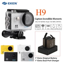 Eken H9 Спортивная Экшн-камера WiFi Водонепроницаемая подводная спортивная камера+ аккумулятор+ зарядное устройство