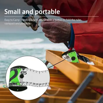 Fish Measuring Ruler Accurate PVC Fishing Ruler Measurement Tool Fishing Pliers Fishing Accessories Alicate De Pesca Fishing 2