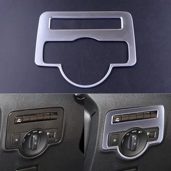 

Car Front Head Light Switch Button Cover Trim Fit For Mercedes-Benz Vito W447 2014 2015 2016 2017 2018 2019