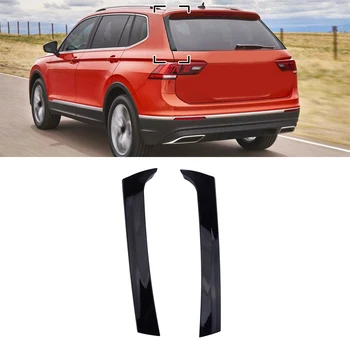 

1Pair ABS Rear Window Side Wing Spoiler Splitter Bezel Cover Trim Fit For VW Tiguan MK2 2017+