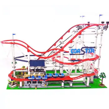 

Lepins Roller Coaster Creator Model Building blocks Ferris Wheel toy brick for Girl Friends Gifts