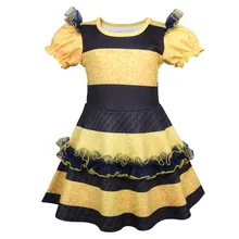 Коллекция года, детская одежда с Пчелой новые костюмы на Хэллоуин, платье для девочек, карнавальный костюм, платье на День Благодарения, рождественское Эксклюзивное Платье