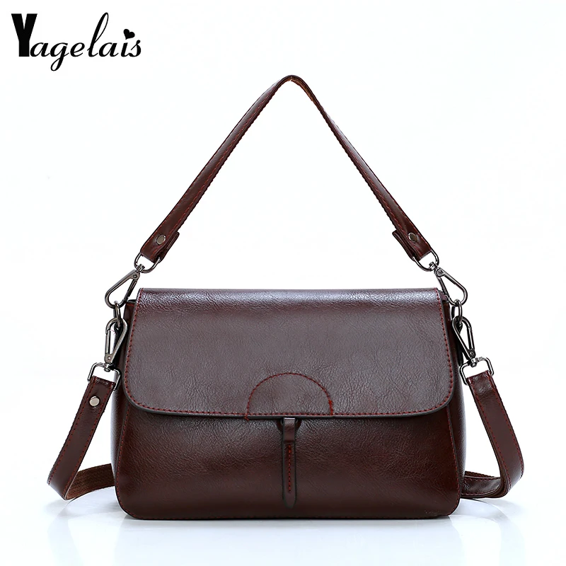 Женский клатч простая черная сумка-мессенджер из искусственной кожи