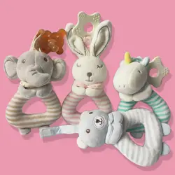 Музыкальное детское Мягкое Животное soothe handbell Bunny защитное покрывало слон соска полотенце Прорезыватель для зубов умиротворяющее одеяло