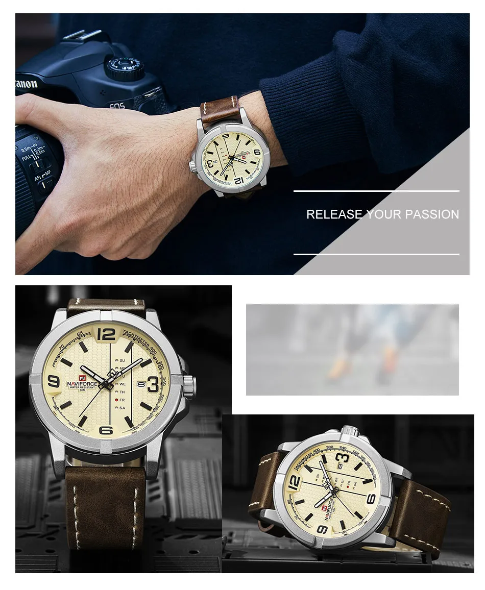 NAVIFORCE 9177 Quartz Watch 1