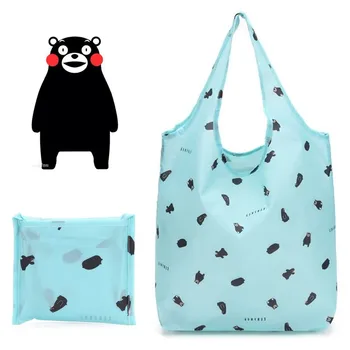 

Printing Shopping Bag Foldable Bolsas Ecologicas Reutilizables Polyester Torba Na Zakupy Eco Friendly Grocery Boodschappentas