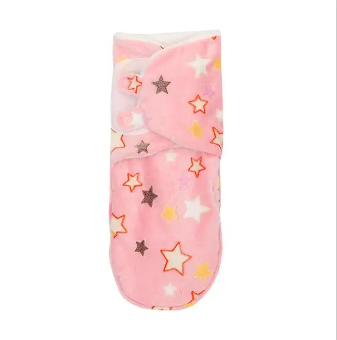 YBC018A Swaddle blanket baby Sleeping Bag Velvet sack cotton Wrap Thicken Swaddling Infant outdoor winter YBC018 - Цвет: YBC018A