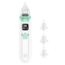 

Electric Baby Nasal Aspirator Electric Nose Cleaner Sniffling Equipment Safe Hygienic Nose Snot Cleaner For Newborns Boy Girls