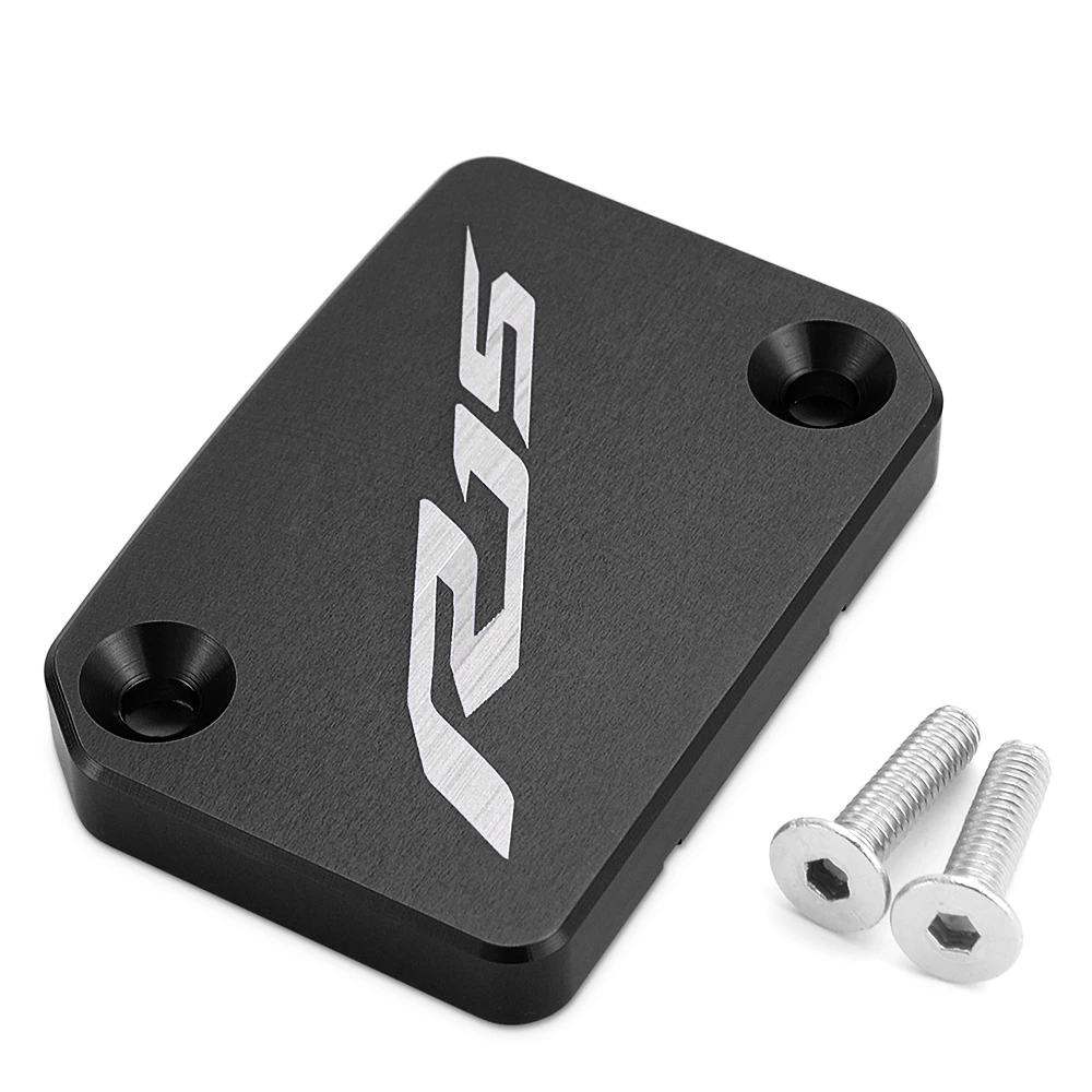 nhanh Motorcycle CNC Aluminum Brake Fluid Fuel Reservoir Tank Cap Cover For Yamaha YZF R3 YZF-R3 2015 2016 Moto Brake Lever Cover Black