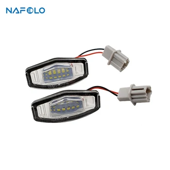 

White 6000k Car Number License Plate Light for Honda Accord Odyssey Acura TSX Led Lamp Error Free