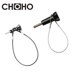Universal Action Camera Anti - Lost Strap Lock with Adjustable Lanyard - Silver color