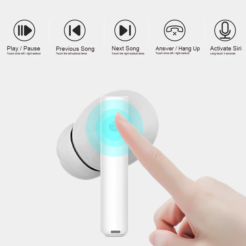 iBesi Air 3 Bluetooth V5 0 Earphone TWS Earbuds In ear Stereo Headset Wireless Sport Hands free Earphones Smart Touch For Phone