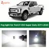 1 Pair Car LED Fog Light For Ford F350 F-350 2011 - 2020 Auto Foglamp Bulb White Lighting 12V 6000K Car Lamps Car Accessories