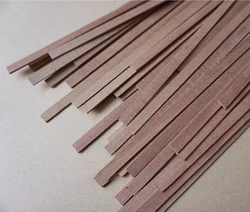 Barre en bois massif, 20 pièces, épaisseur: 2mm, 450x8mm 