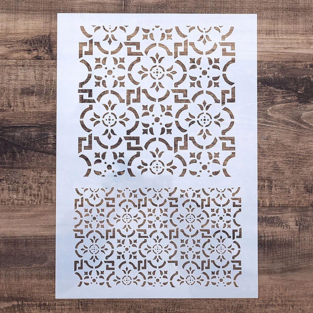 A4 Stencils for Wall Painting DIY Scrapbooking Photo album Paper Card Making Craft Decorative Embossing Template