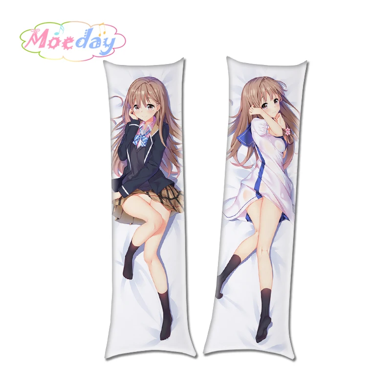 Японское аниме Dakimakura Adagaki Aki Fujinomiya Neko длинная подушка для объятий чехол