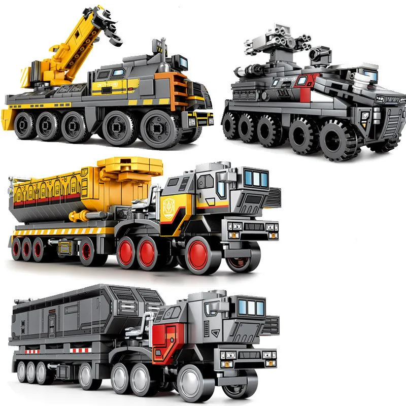 

CargoTruck Technic Wandering Earth Transport Truck City Building Blocks Super Rescue Playmobil LegoINGs Bricks Toys for Children