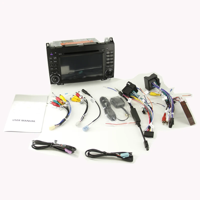 Android 9,0 2din Авто Радио DVD мультимедиа для Mercedes Benz B200 A B класс W169 W245 Viano Vito W639 Sprinter W906 wifi gps