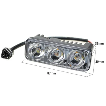 

DRL&Amber LED Work Light Turn Signal Lamp Waterproof Wear resistance Parts 2pcs