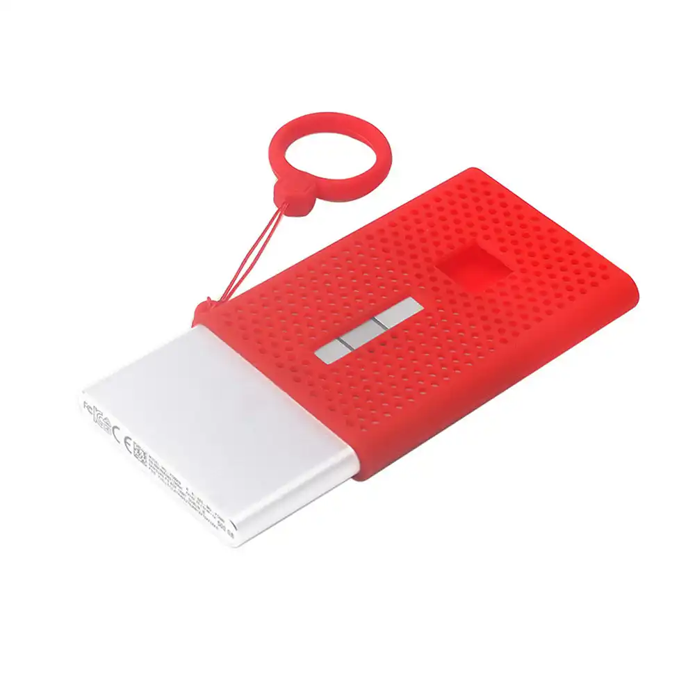 Custodia protettiva in silicone compatibile con Samsung T7 Touch Solid Drive SSD Honbobo