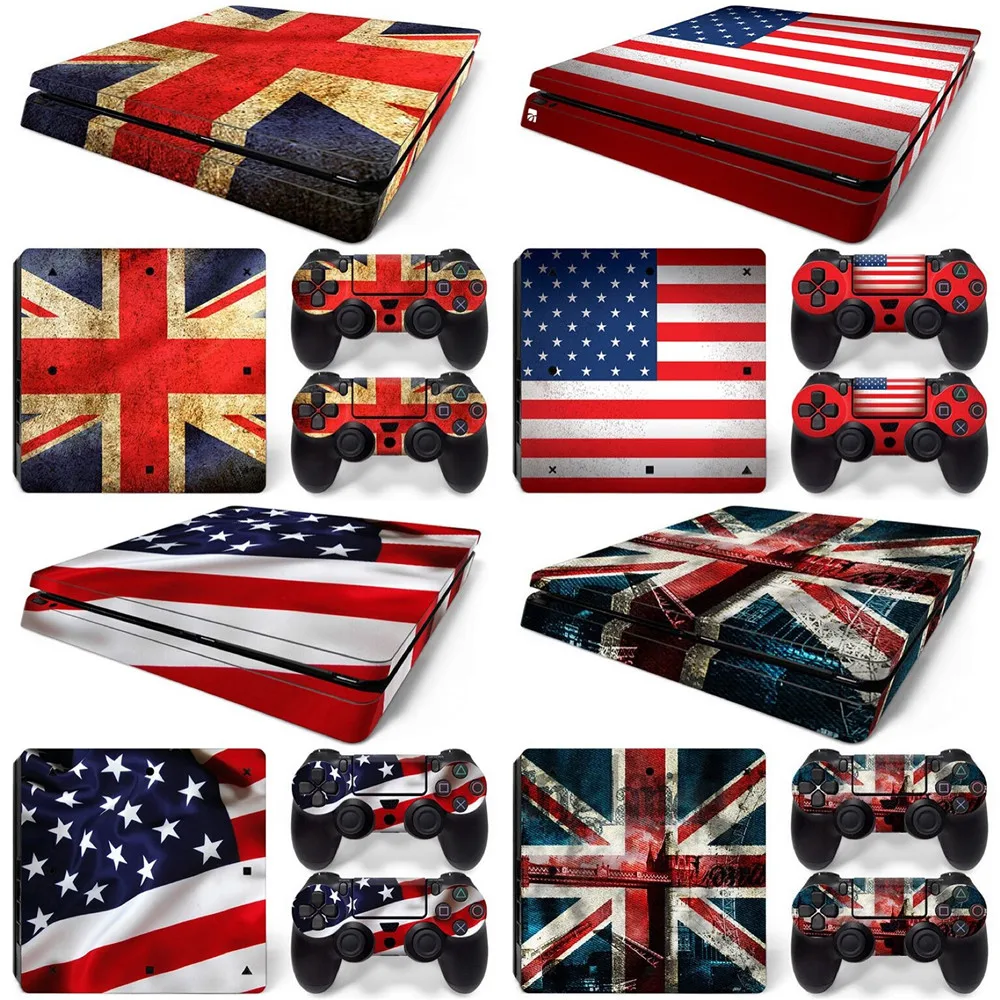 Per Ps4 Slim Controller Skin-Decalcomanie Per Giochi Slim Ps4-Cover Per Adesivi Per Console Ps4 Slim