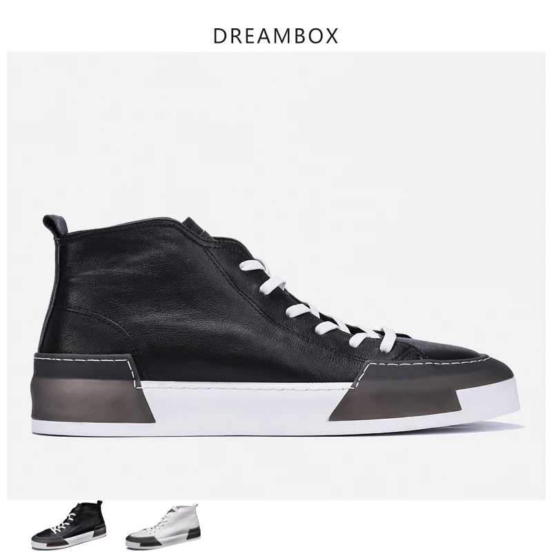 

High - top board shoes for men's Korean version of the trend with casual shoes Europe station men's shoes