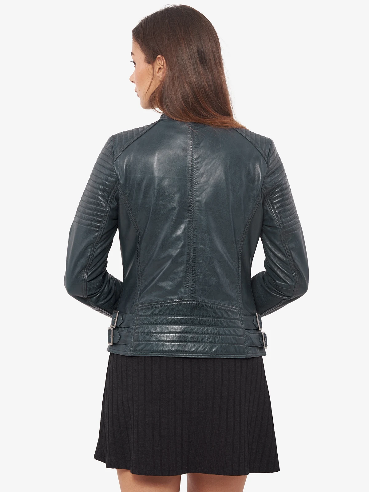 VAINAS, европейский бренд, Женская куртка из натуральной кожи, Женская куртка из натуральной овечьей кожи, мотоциклетная куртка, байкерские куртки Julie