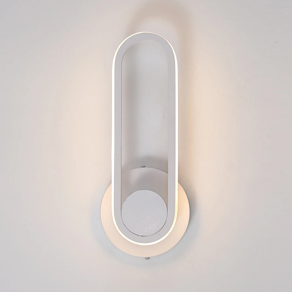 현대 LED 벽 램프 침대 옆 AC96V-260V 조명 거실 침실 머리맡 램프