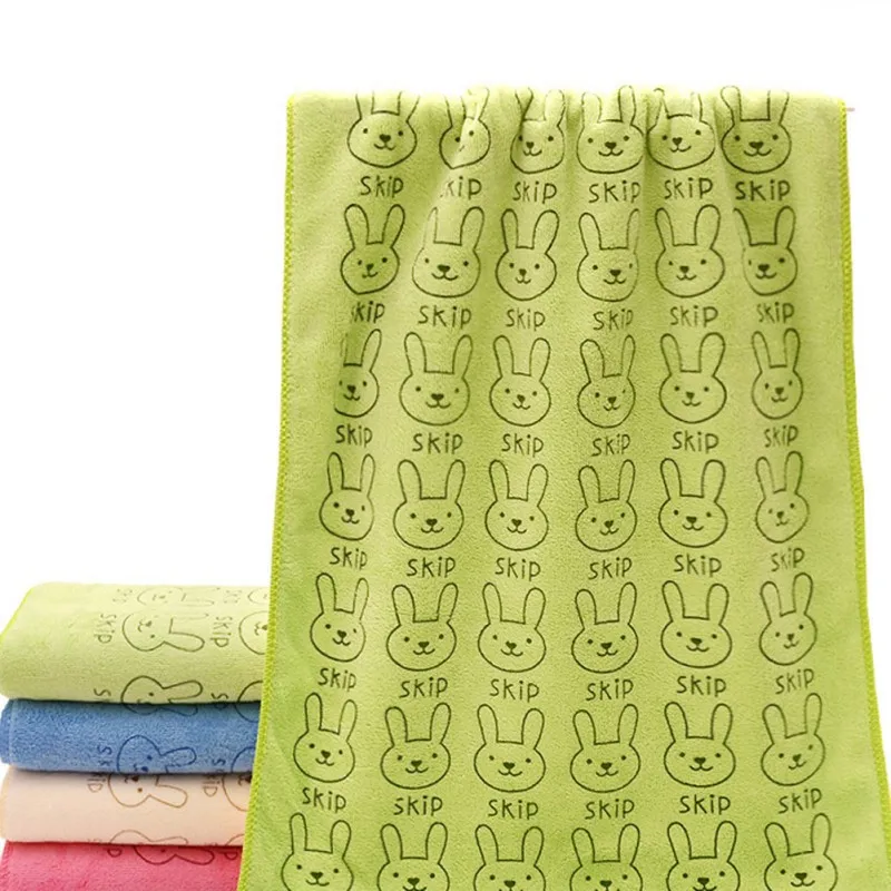 GREEN1 Bath Towel And Washcloths Baby Cartoon Animal Print Bath Towel Absorbent Drying Swimwear Baby Cotton Kids Towels - Цвет: GREEN1