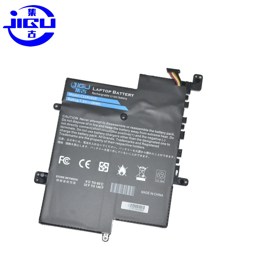 JIGU 7 6 V 2 ячейки для Asus 0B200 03040000 2ICP4/59/134 C21N1629 C223NA E203MA L203NA E203N E203NA R207NA R203MA|Аккумуляторы