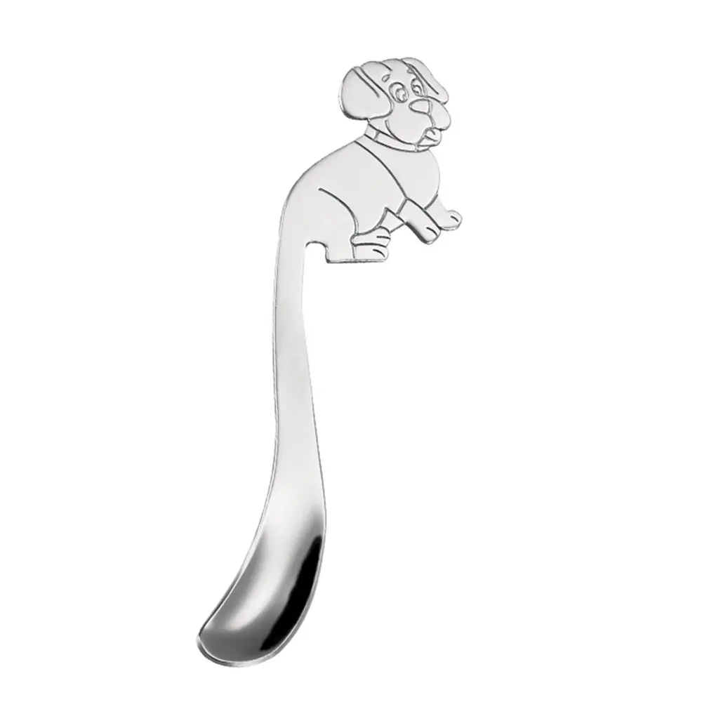 Dog Tail Tea Coffee Spoon Milk Dessert Stirring Spoons Stainless Steel Ice Cream Soup Feeding Creative Design Mug | Дом и сад