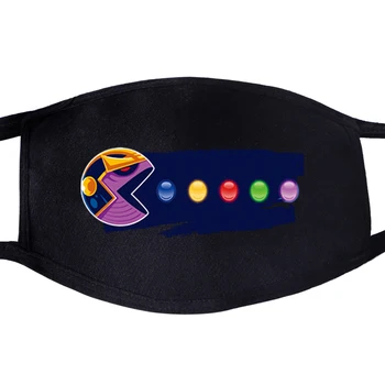 

Avengers Thanos Funny Pattern Dustproof Mouth Mask Face Unisex Reusable Fabric Anti Black Pollution Reusable Washable Masks