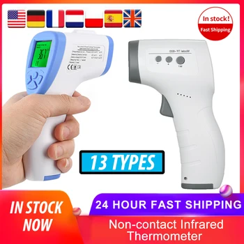 

Non-contact Infrared Thermometer Forehead Digital Temperature Measurement LCD Digital Display Fast Measure Infrared Thermometer