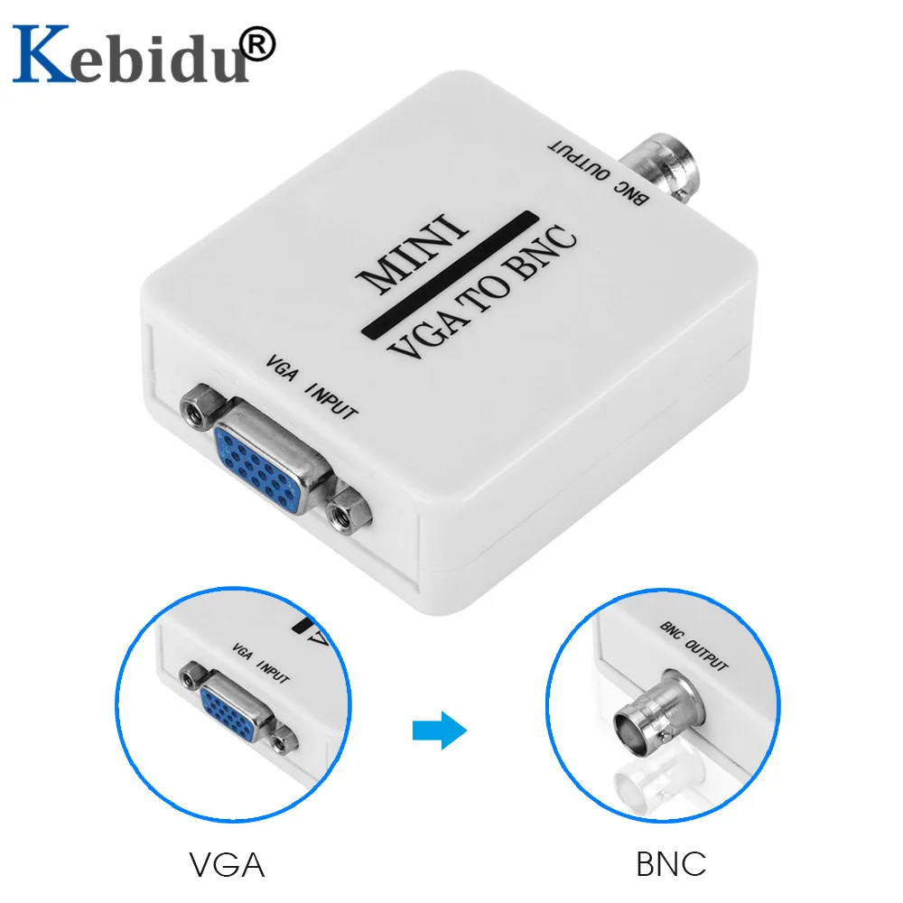 Преобразователь Kebidu Mini HD VGA в BNC цифровой преобразователь с на переходник для