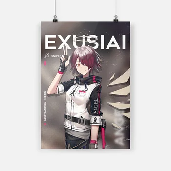 

Exusiai Arknights Canvas Poster Painting Wall Art Decor Living Room Bedroom Study Home Decoration Prints