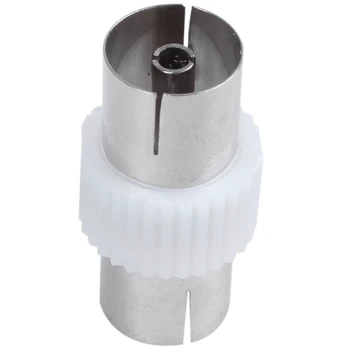 

5 x RF Antenna FM TV Coaxial Cable TV PAL Female to Female Adapter Connector