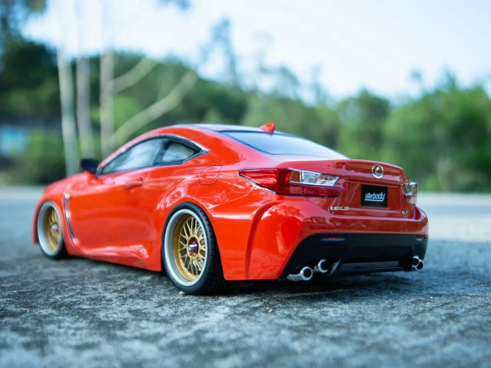 Killerbody 1:10 RC touring drift car lexus RCF корпус с колесной базой 257 мм подходит для timiya